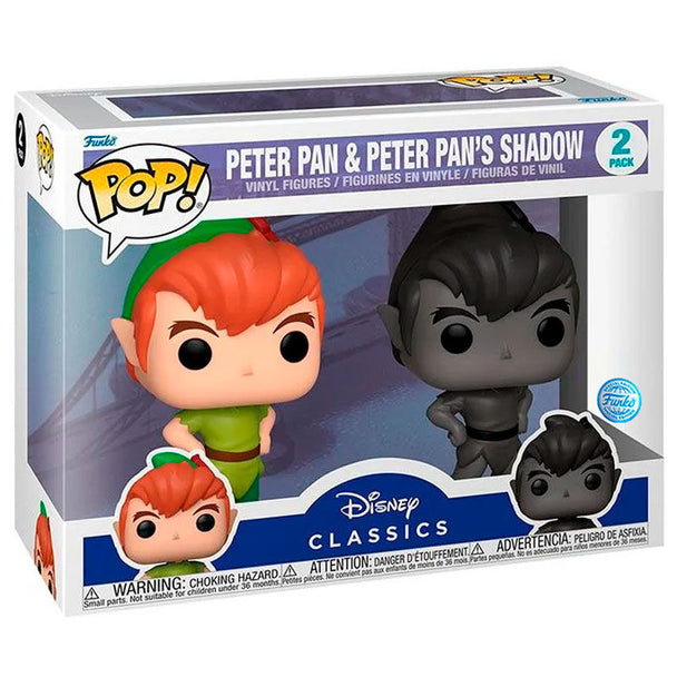 Figurine Funko POP de Peter Pan en vinyle avec détails colorés et expression dynamique