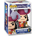 Figurine Funko POP Capitaine Crochet de 9 cm en vinyle, édition 70e anniversaire Peter Pan, présentée dans sa boîte cadeau.