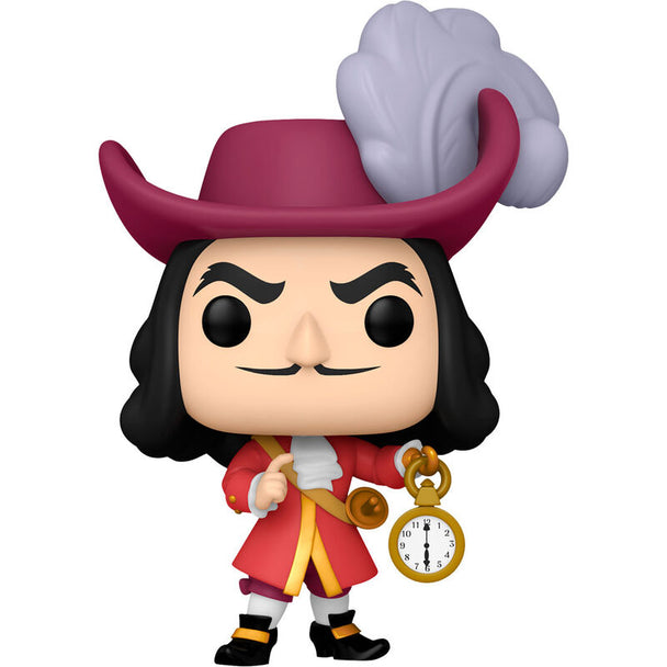 Boîte cadeau collector de la figurine Funko POP Capitaine Crochet 70e anniversaire Peter Pan, vue détaillée du packaging.