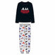 Pyjama adulte Stranger Things CERDÁ en coton blanc avec motifs de la série, présenté sur mannequin