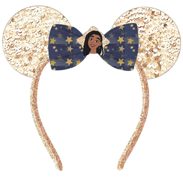 Serre-tête Disney Wish avec grand nœud rouge et motifs colorés, accessoire enfant CERDÁ