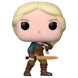Vue rapprochée de la figurine Funko POP Ciri de The Witcher saison 2 montrant les détails de la peinture et du design