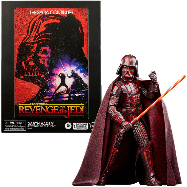 Figurine Dark Vador 15cm de face avec détails des vêtements et casque noirs brillants