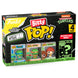 Blister de 4 figurines Bitty POP Teenage Mutant Ninja Turtles Leonardo avec boîtiers en acrylique rigide
