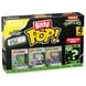 Blister contenant 4 figurines Bitty POP Teenage Mutant Ninja Turtles Donatello de FUNKO avec boîtiers acryliques