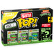 Blister contenant 4 figurines Bitty POP Teenage Mutant Ninja Turtles dans boîtiers acryliques rigides