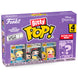 Blister de 4 figurines Bitty POP Disney Princess Cendrillon avec étui acrylique rigide et socle détachable