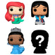 Zoom sur la figurine Bitty POP Princesse Ariel FUNKO avec socle acrylique détachable