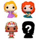 Zoom sur la figurine Bitty POP rare de Raiponce avec base amovible en acrylique pour exposition