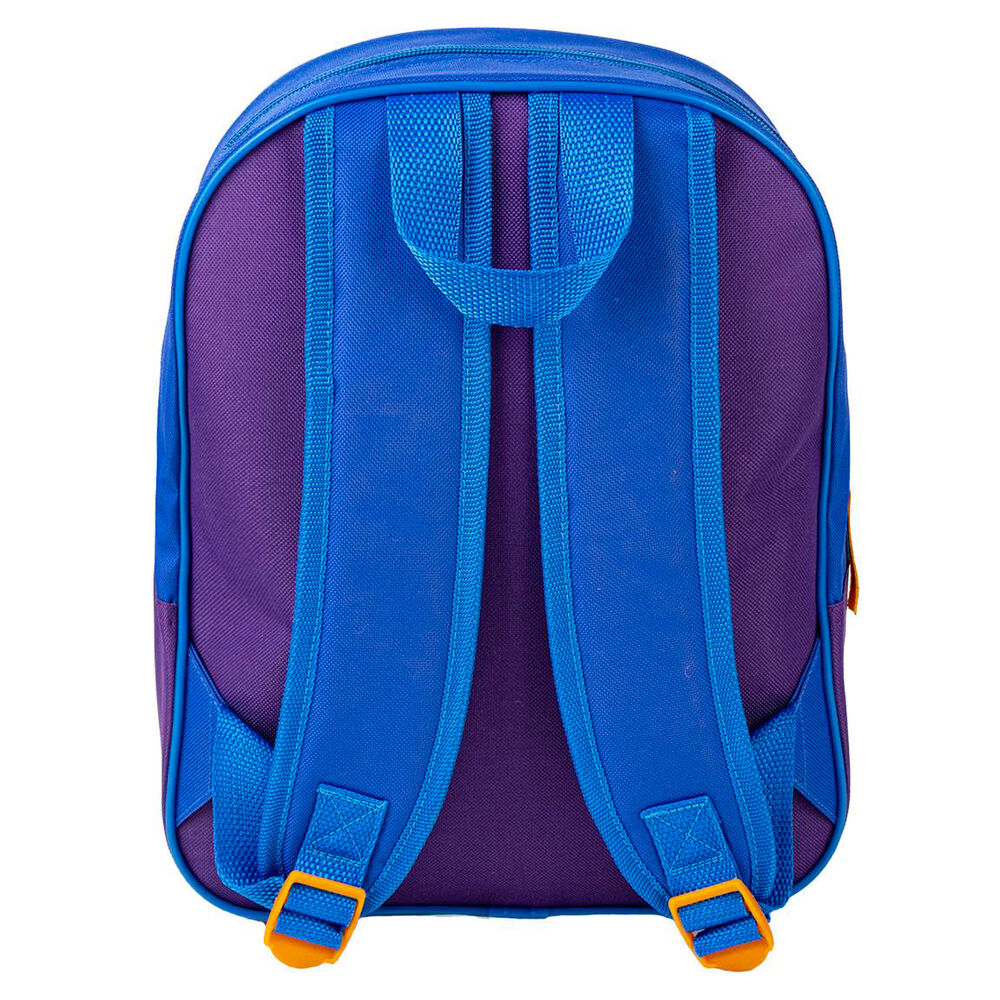 Sac à dos Sonic The Hedgehog 3D CERDÁ vue de face avec design coloré et dimensions 31cm