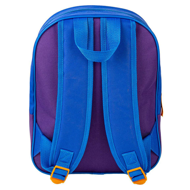 Sac à dos Sonic The Hedgehog 3D CERDÁ vue de face avec design coloré et dimensions 31cm
