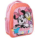 Détail du sac à dos Disney Minnie en polyester 100% montrant la qualité et les finitions