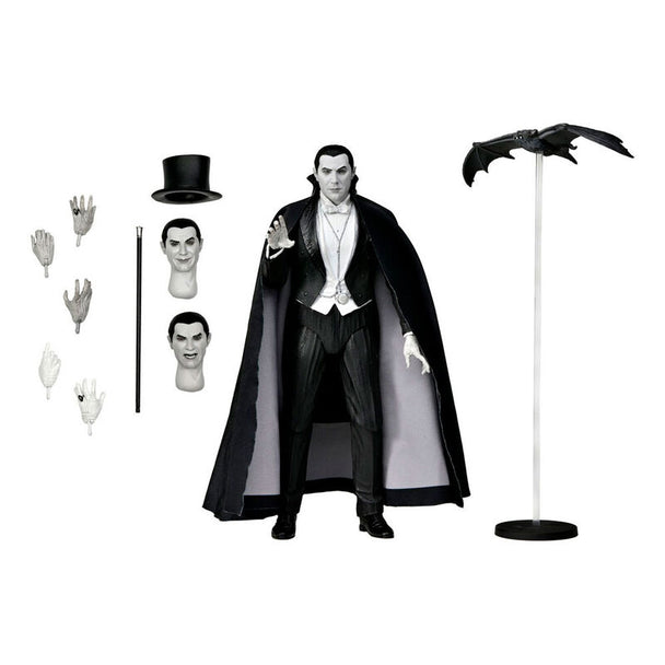 Figurine articulée de Dracula Carfax Abbey de 18 cm vue de face avec détails soignés