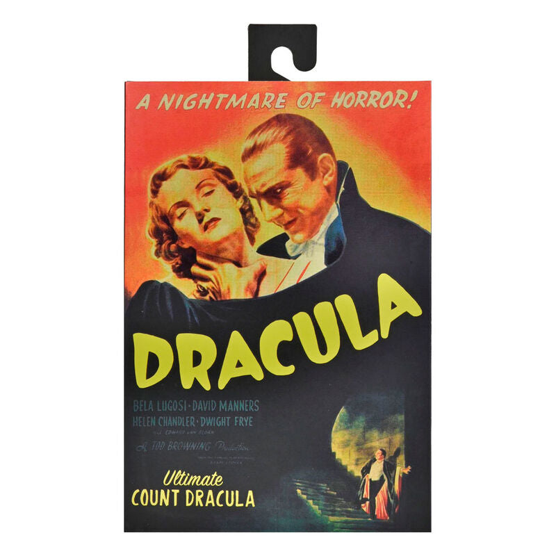 Profil latéral de la figurine Dracula Carfax Abbey montrant l'articulation et les détails