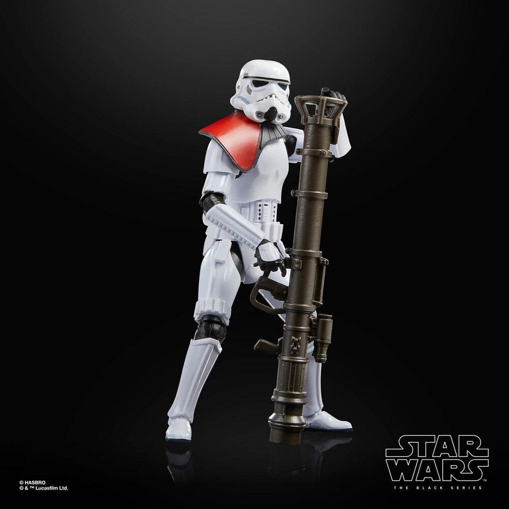 Emballage officiel de la figurine Star Wars Fallen Order Trooper lance-roquettes Black Series