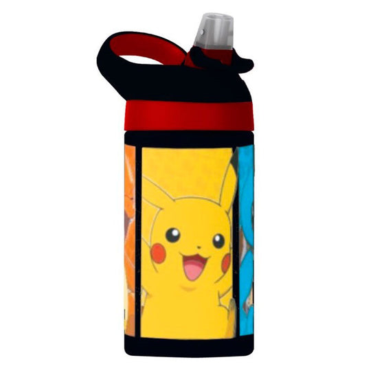 Gourde enfant 473ml avec design Pikachu Pokémon jaune vif et bouchon sécurisé KIDS LICENSING