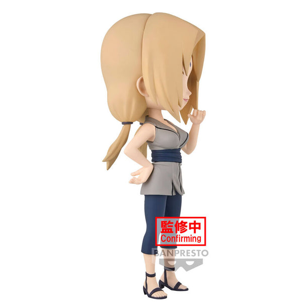 Figurine Tsunade Q Posket de Naruto Shippuden vue de face, hauteur 14 cm