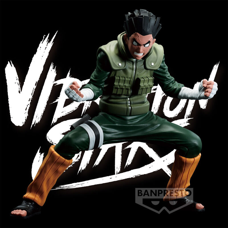 Emballage officiel BANPRESTO de la figurine Naruto Shippuden Rock Lee II