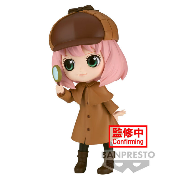 Figurine Anya Forger Spy X Family Q posket vue de face, détails précis et couleurs vives