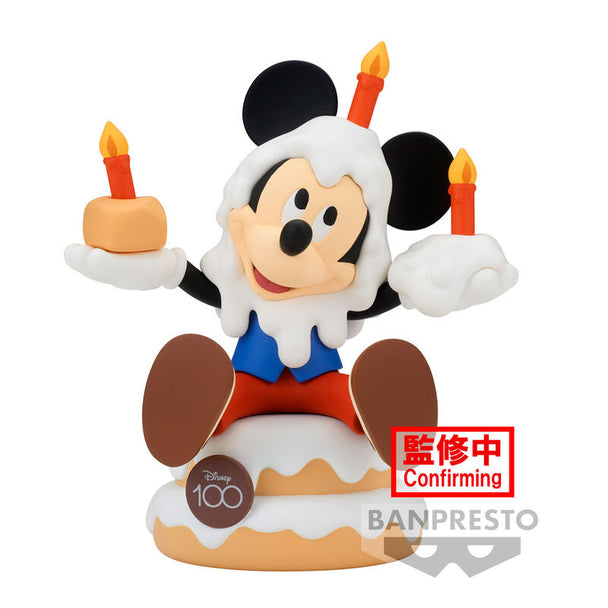 Figurine Mickey Mouse 11cm en édition spéciale 100ème anniversaire Disney vue de face