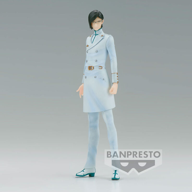 Figurine Uryu Ishida de Bleach Solid and Souls vue de face avec détails précis et couleurs vives