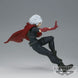 Zoom sur le visage menaçant de Tomura Shigaraki figurine BANPRESTO