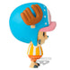 Gros plan sur la tête de la figurine Tony Chopper Fluffy Puffy montrant son expression emblématique