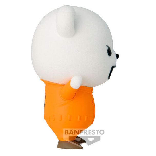 Profil latéral de la figurine Bepo Fluffy Puffy 7cm montrant la texture douce et le design soigné