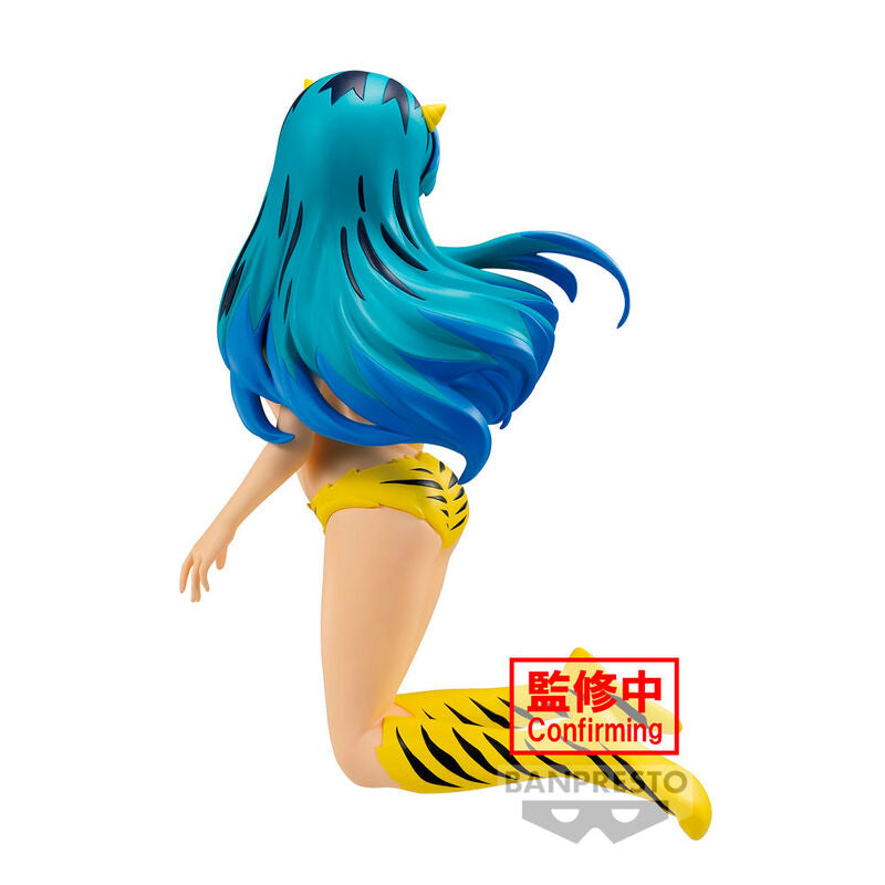 Vue arrière de la figurine Lum mettant en valeur sa coiffure et les finitions BANPRESTO
