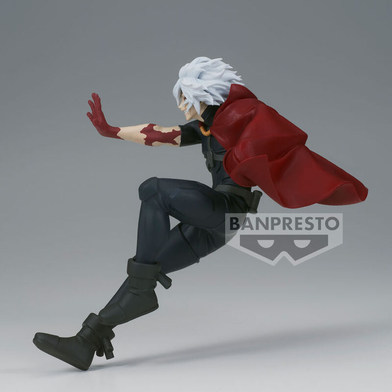 Vue arrière de la figurine Tomura Shigaraki montrant les détails du costume