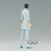 Vue arrière de la figurine Uryu Ishida Bleach Solid and Souls mettant en valeur la cape et les accessoires