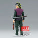 Photo d'ensemble de la figurine Genya Shinazugawa Demon Slayer avec éclairage mettant en valeur les détails