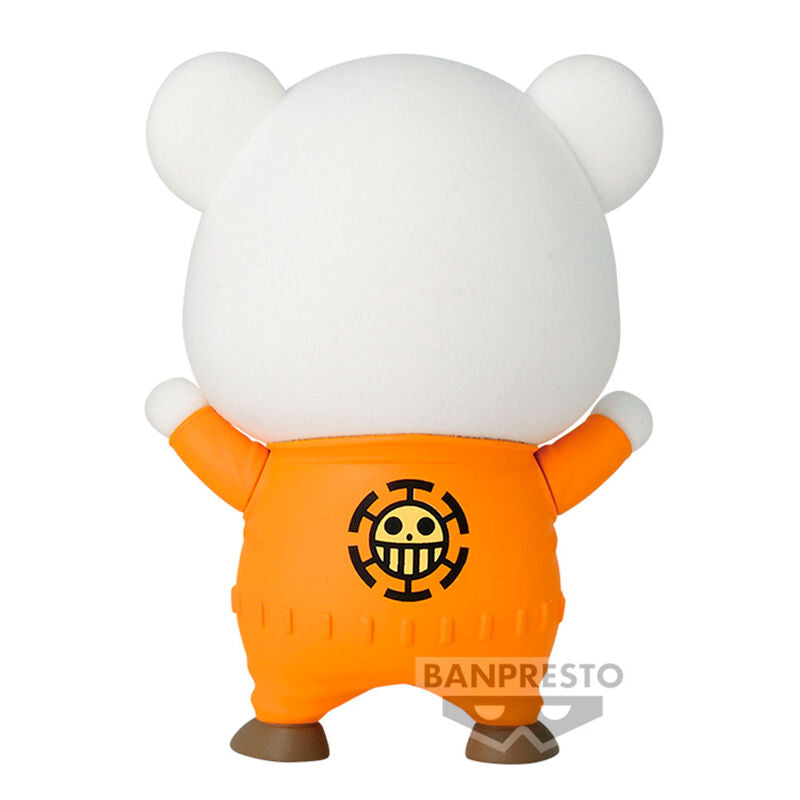 Photo de la figurine BANPRESTO One Piece Bepo Fluffy Puffy avec éclairage mettant en valeur ses couleurs