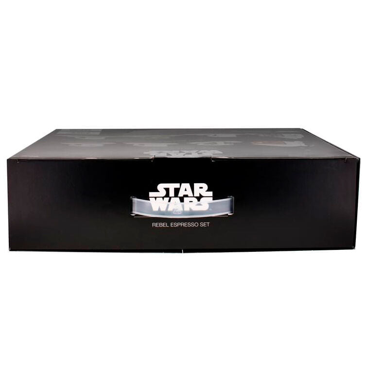 Cuillères stylisées Star Wars Rebel incluses dans le set espresso pour une expérience complète