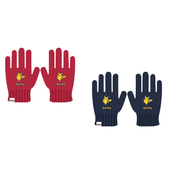 Gants pour enfants avec design Pokémon Pikachu, colorés et confortables, sous licence officielle NINTENDO.