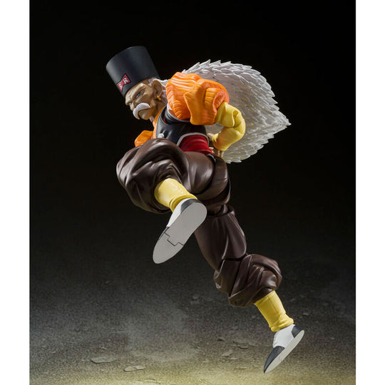 Côté gauche de la figurine Android 20 de 13 cm avec accessoires visibles