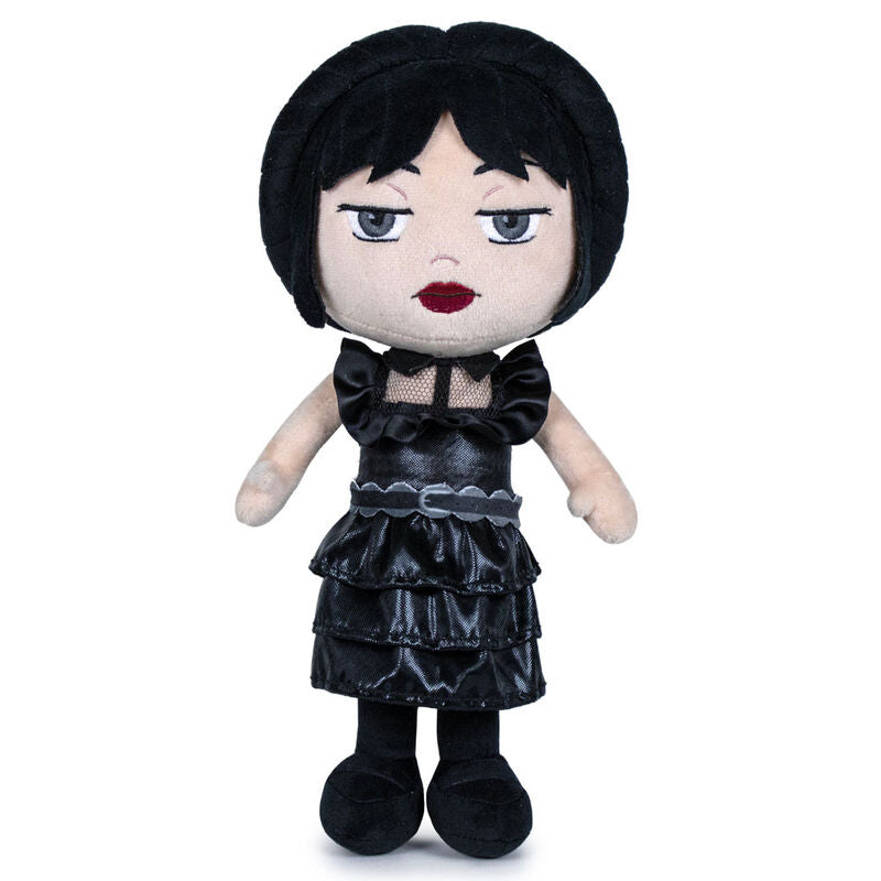 Peluche Wednesday Ball de 40cm officielle NETFLIX, présentant un design fidèle au personnage de la série.