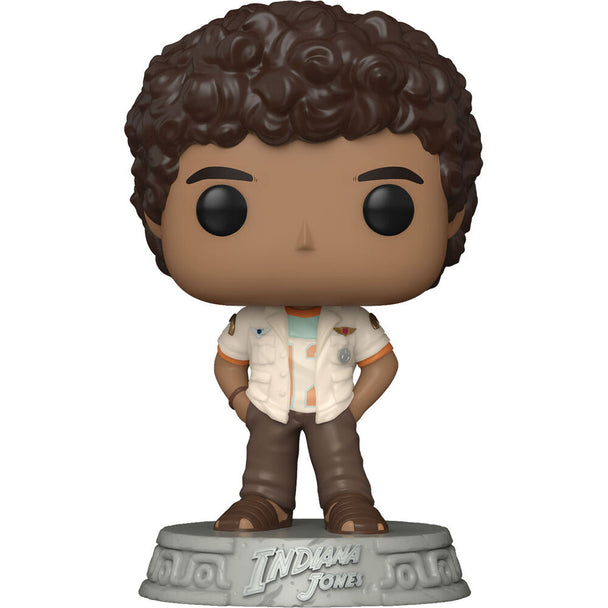 Figurine Funko POP Indiana Jones Teddy Kumar de 9 cm dans sa boîte vitrine transparente, vue de face