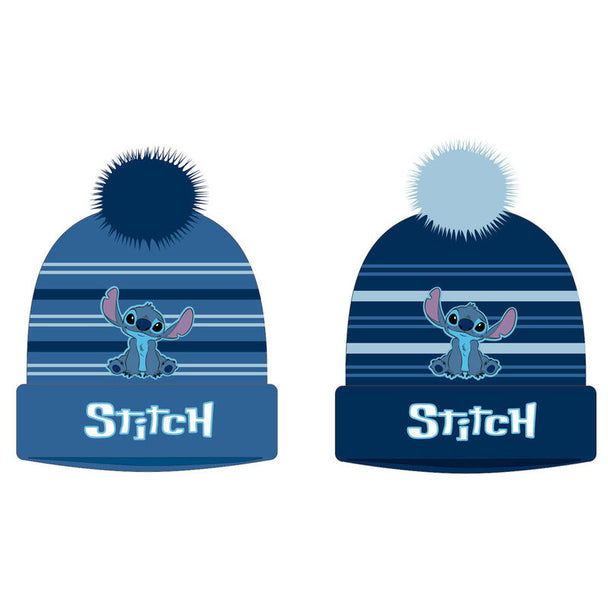 Casquette enfant Disney Stitch avec broderie colorée, modèle assorti visible sur fond blanc.