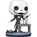 Zoom sur le visage détaillé de la figurine Jack Skellington Funko POP édition spéciale Disney