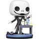 Zoom sur le visage détaillé de la figurine Jack Skellington Funko POP édition spéciale Disney