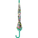 Parapluie transparent Gabbys Dollhouse 46 cm ouvert, vue de face montrant la forme en cloche