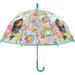Parapluie manuel Gabbys Dollhouse KIDS LICENSING fermé, posé sur un fond blanc