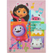 Vue de face du journal secret sonore Gabbys Dollhouse avec couverture colorée et motifs enfantins