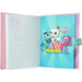 Détail de la fermeture sécurisée du journal secret sonore Gabbys Dollhouse KIDS LICENSING
