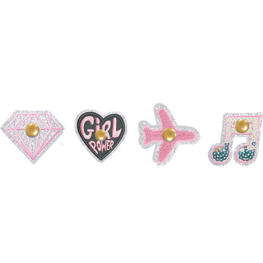 Trousse Wow Generation vue de face avec patch décoratif coloré, dimensions 22x10x6,5 cm