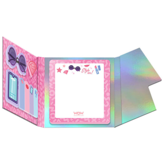 Pack complet du carnet autocollant Wow Generation avec ses sept images illustratives