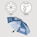 Vue du parapluie Disney CERDÁ plié, compact et facile à transporter