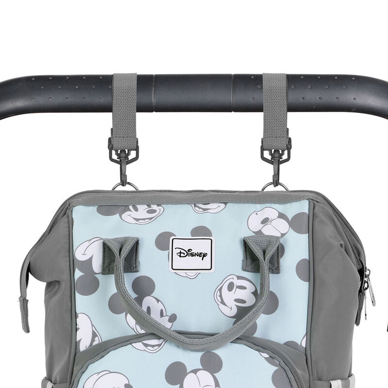 Sac à dos maternité avec tissu extérieur déperlant pour protéger les affaires de bébé