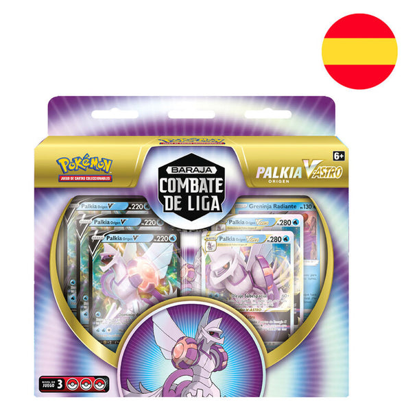 Carte Pokémon Palkia Origen V édition League espagnole par BANDAI, image claire et détaillée de la carte Astro TCG.